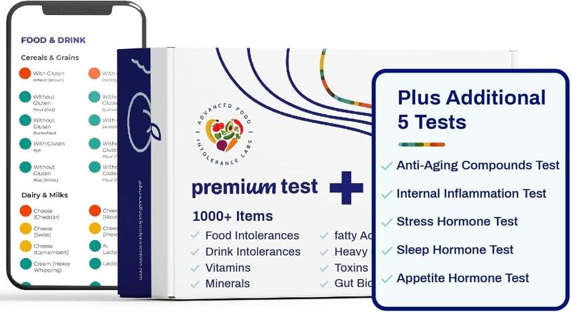 Photo 1 of AFIL | Food & Drinks Sensitivity Testing Kit for Adults & Kids (1000+ Items Upgraded)