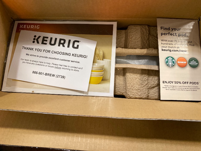 Photo 2 of Keurig K-Mini Single Serve K-Cup Pod Coffee Maker, 6 to 12oz Brew size, with Cord Storage, Perfect for Small Spaces, Studio Gray