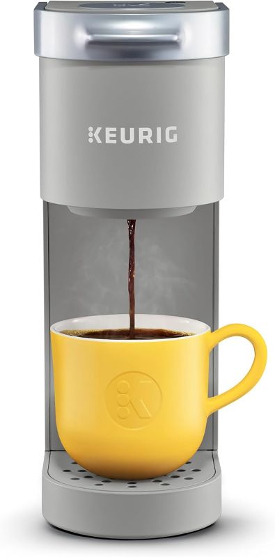 Photo 1 of Keurig K-Mini Single Serve K-Cup Pod Coffee Maker, 6 to 12oz Brew size, with Cord Storage, Perfect for Small Spaces, Studio Gray