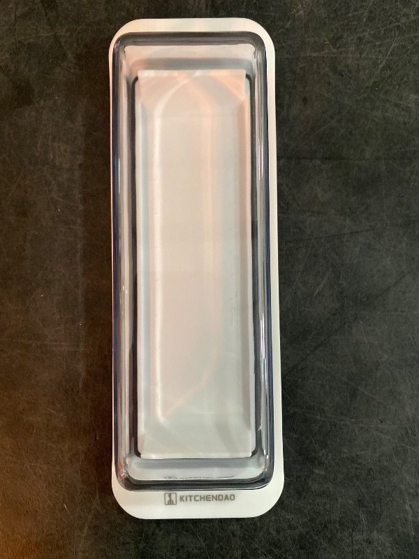 Photo 2 of Airtight Butter Dish with Lid for Countertop and Refrigerator Door Shelf, Easy Scoop-Dishwasher Safe, Plastic Butter Holder Tray Container for West/East Coast Butter, White