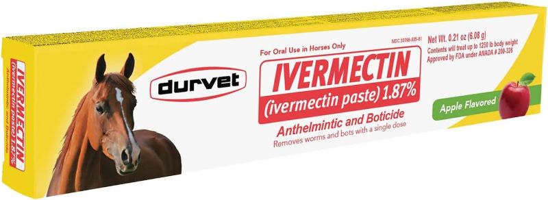 Photo 1 of Ivermectin Paste Dewormer - 6.08g dose @ 1.87%-Apple flavored