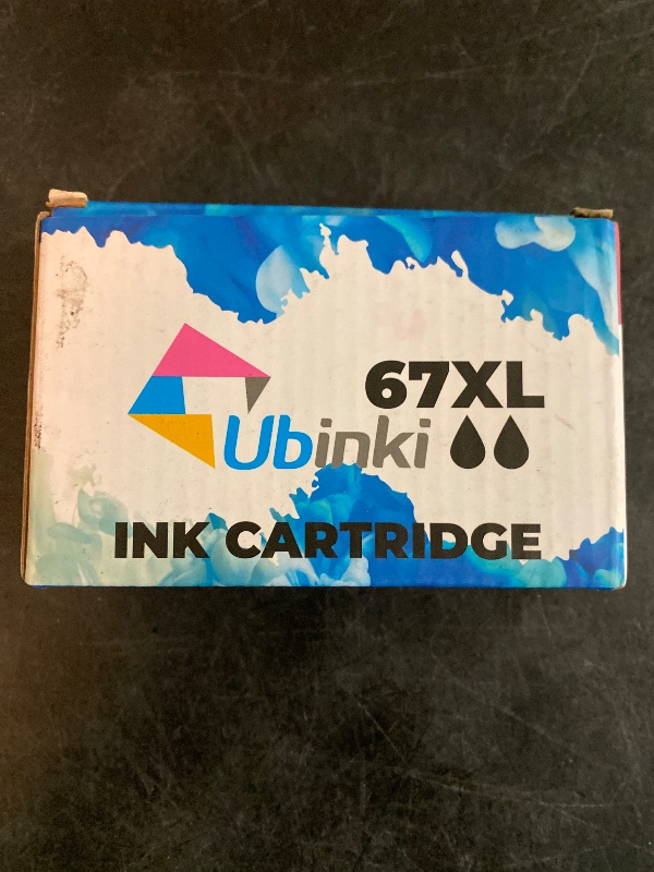 Photo 3 of 67XL Black Ink Cartridge Replacement for HP 67 Black Ink Cartridge HP67 XL HP67XL for 2700 2700e 2752 2752e 2742e 2755e 4100 4100e 4152e 4155e 6000 6055e 6400 6458 6458e 6455e Printer(2 Pack)