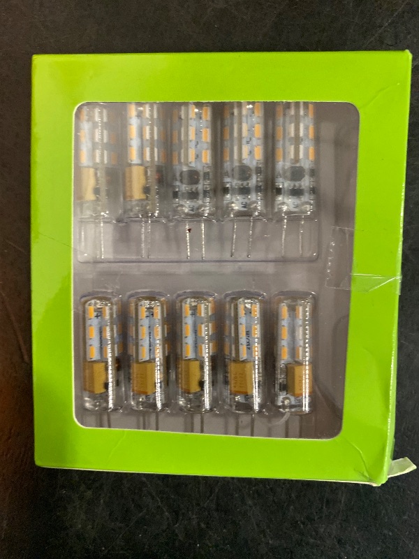 Photo 1 of 10pcs G4 LED Bulbs JC Bi-Pin Base Lights 1.5W AC/DC 12V 10W-20W T3 Halogen Bulb Replacement Landscape Bulbs (Warm White 3000K)