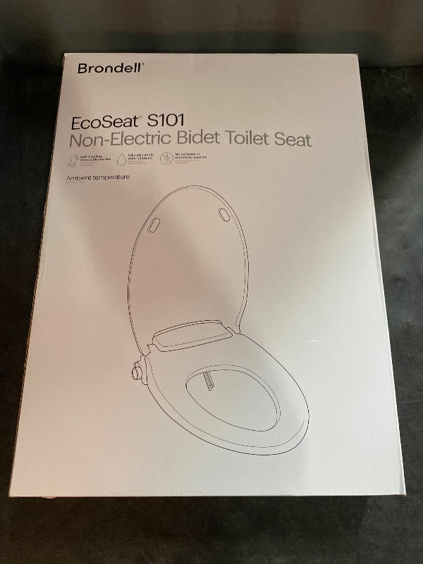 Photo 3 of Brondell Bidet Toilet Seat Non-Electric Swash Seat, Fits Round Toilets, White – Dual Nozzle System, Ambient Water Temperature – Bidet with Easy Installation