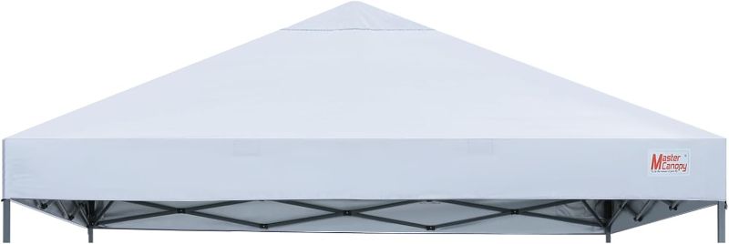 Photo 1 of MASTERCANOPY Durable Pop-up Canopy Tent with 1 Sidewall (10'x10',White)