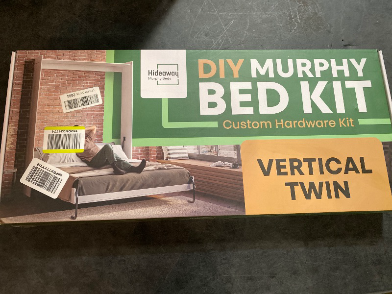 Photo 3 of DIY Murphy Bed Kit Twin | Murphy Bed Hardware Kit Twin for Wall Bed, Cabinet Murphy Bed Twin Kit Vertical, Vertical Murphy Bed Twin Frame, Deluxe Murphy Bed Mechanism Kit with Bonus Tools