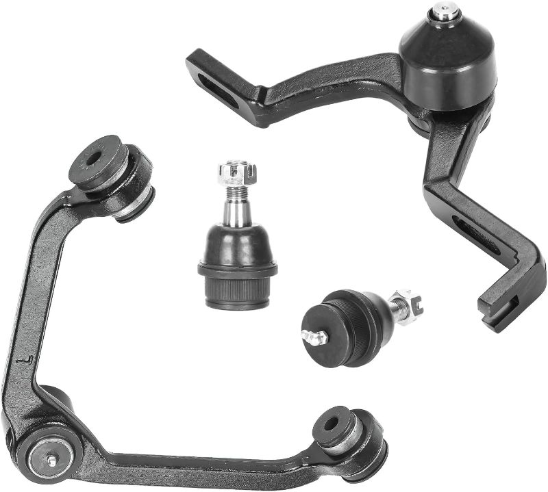 Photo 1 of Front Upper Control Arms w/Front Lower Ball Joints for 1995-2001 Ford Explorer, 2001-2005 Ford Explorer Sport Trac, 1998-2007 Mazda B3000, 1998-2009 B4000 (Fit w/Torsion Bar Suspension ONLY) (4PCs)