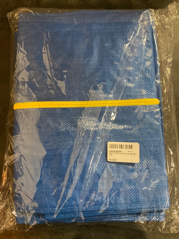 Photo 3 of IKEA 901.491.48 Frakta Storage Bag, Blue, 4 Pack