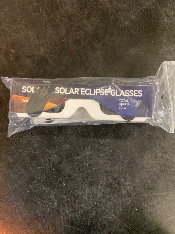 Photo 3 of 14 Pack Paper Eclipse Glasses ISO 12312-2:2015(E) & CE Certified Solar Eclipse Glasses, Safety Solar Eclipse Viewing, Direct Sun Observation