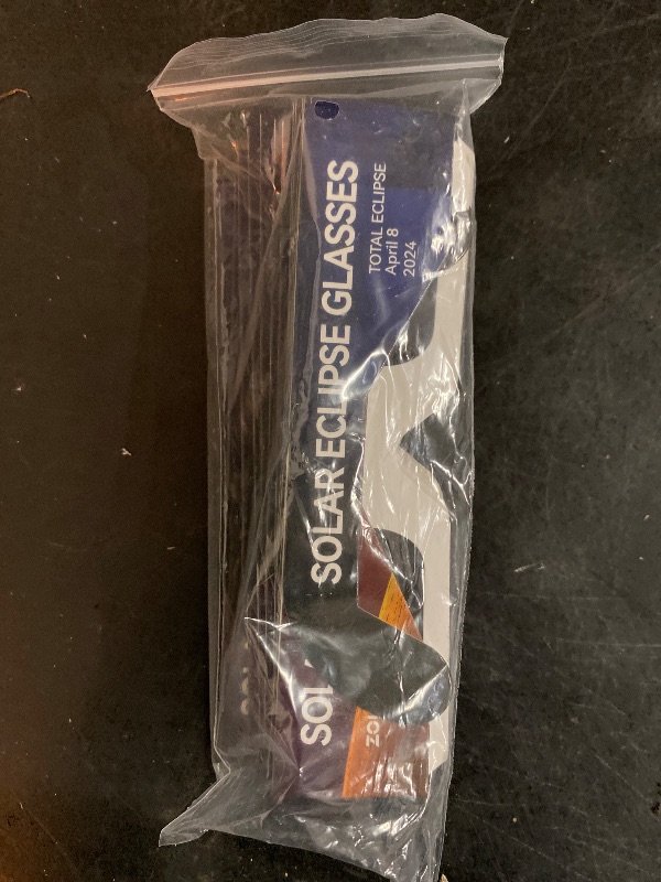 Photo 2 of 14 Pack Paper Eclipse Glasses ISO 12312-2:2015(E) & CE Certified Solar Eclipse Glasses, Safety Solar Eclipse Viewing, Direct Sun Observation