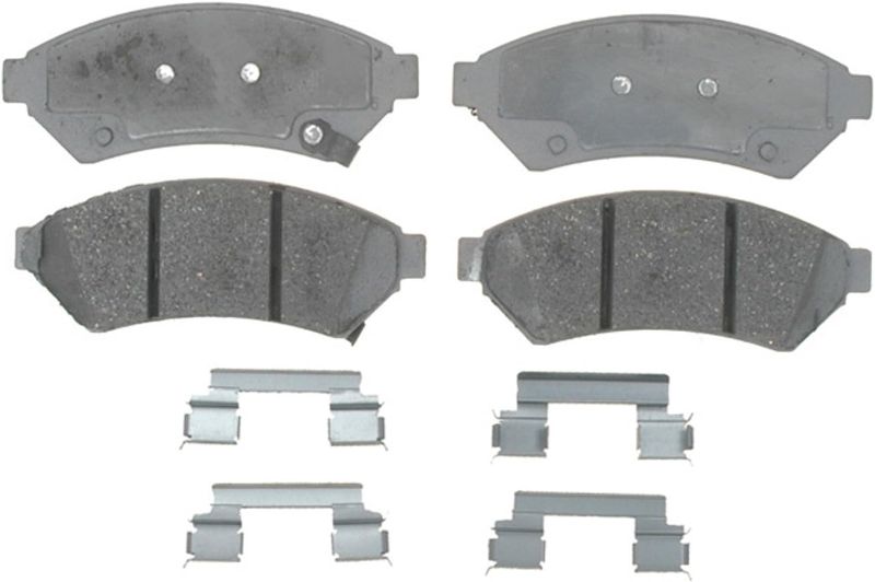 Photo 1 of 14D1075CH Advantage Ceramic Front Disc Brake Pad Set with Hardware