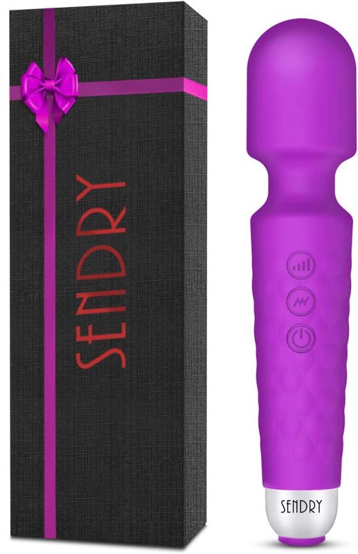 Photo 1 of Wand Massager - New Upgrade 160 Magic Vibration Modes - Handheld Wireless Waterproof Mute Rechargeable Personal Massager for Neck Shoulder Back Body Relieves Muscle Tension(Purple)