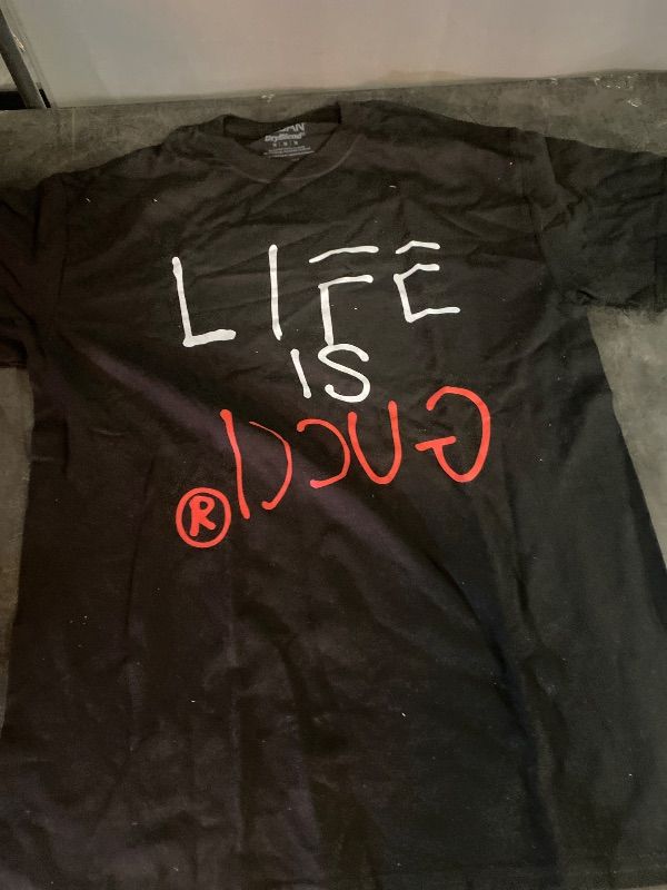 Photo 1 of Size L Deadline Life Is CUCCI Men’s T-Shirt