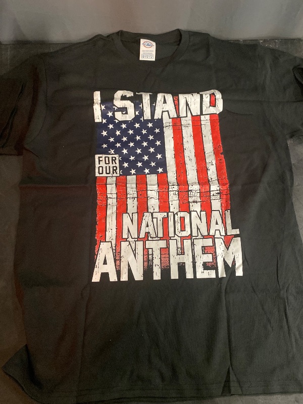 Photo 1 of L Nine Line Apparel I Stand For The National Anthem T-Shirt Women's Black