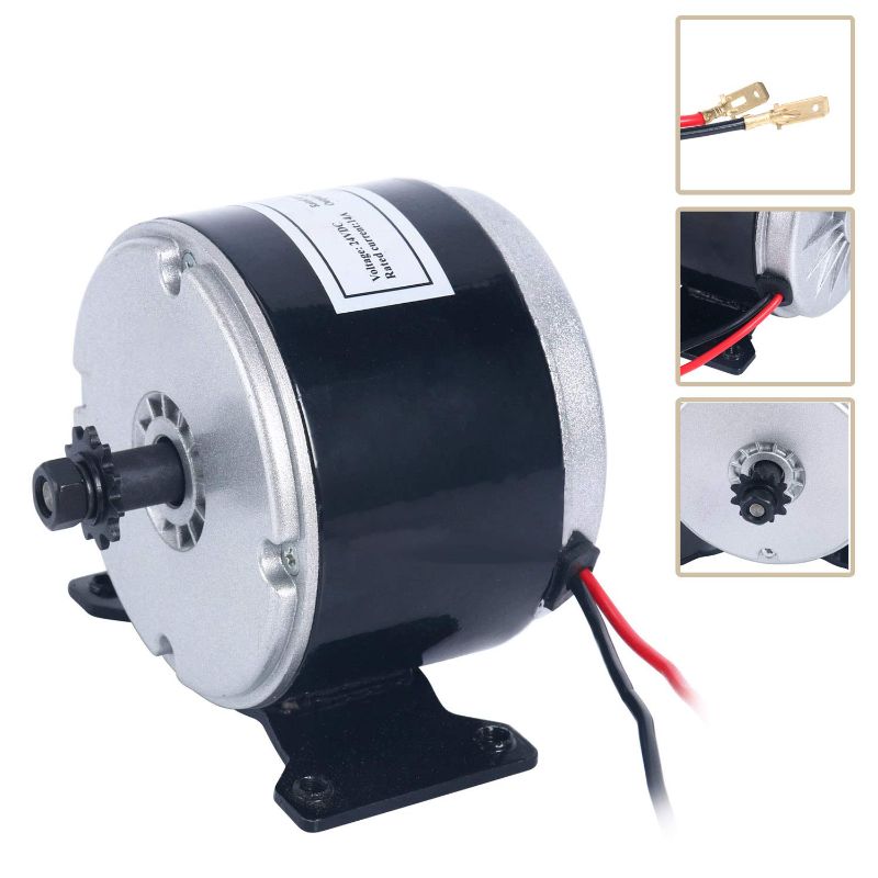 Photo 1 of  24V Electric Motor Brushed 250W 2750RPM Chain for E Scooter Drive Speed Control