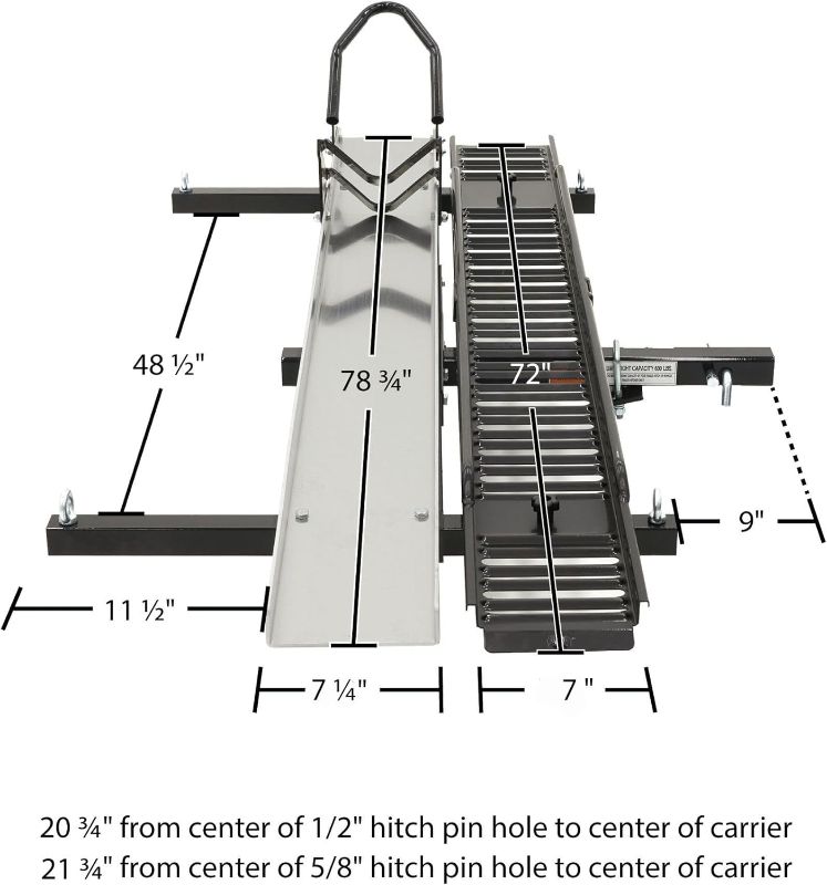 Photo 1 of Black Widow SMC-600R Deluxe Steel Motorcycle Carrier