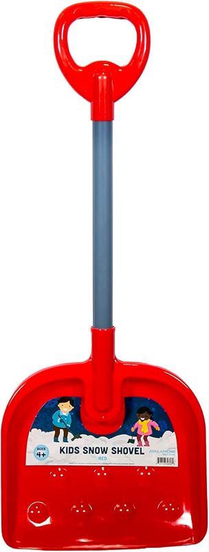 Photo 1 of | Children's Snow Shovel | Red | Safe for All Ages
