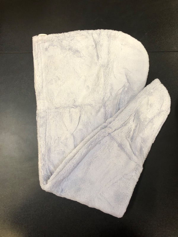 Photo 1 of microfiber hair drying towel light grey