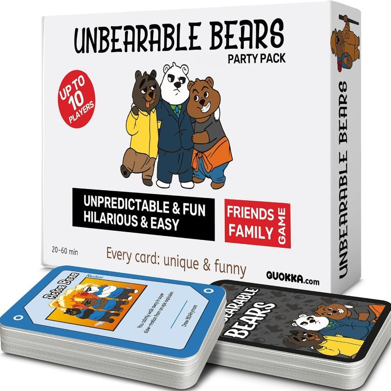 Photo 1 of QUOKKA Fun Family Game for Adults, Teens, and Kids - Strategic Party| 108 Cards | Fast-Paced |?ard Games for 2-15 Players factory sealed 