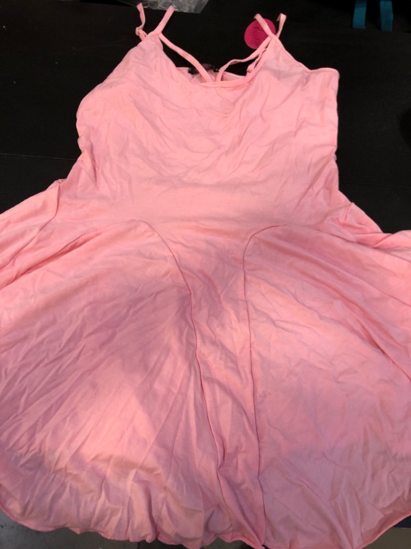 Photo 1 of  Bubble Gum Pink Mini Dress - Large 