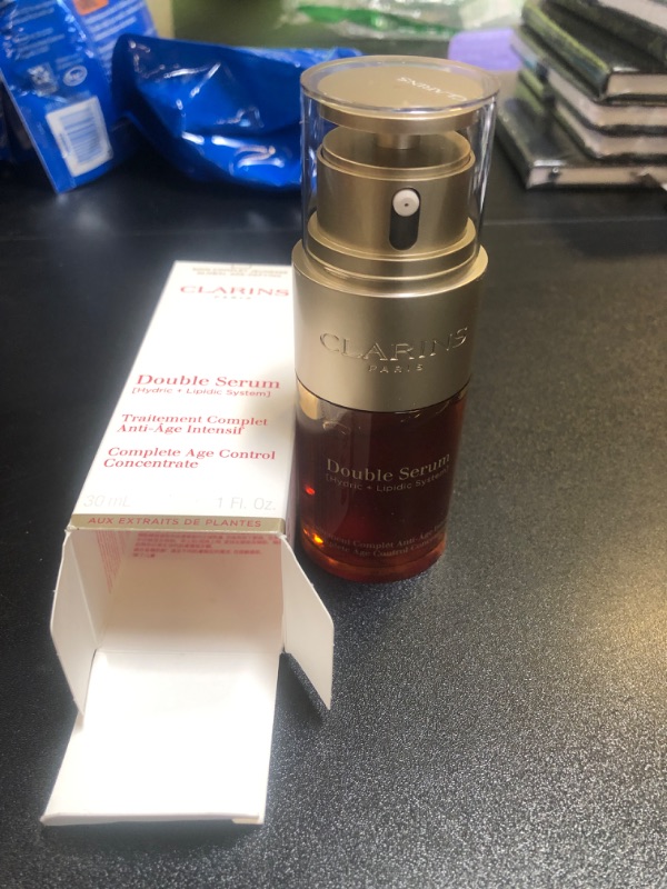 Photo 2 of ($89 Value) Clarins Double Serum Complete Age Control Concentrate Facial Serum 1 Oz
