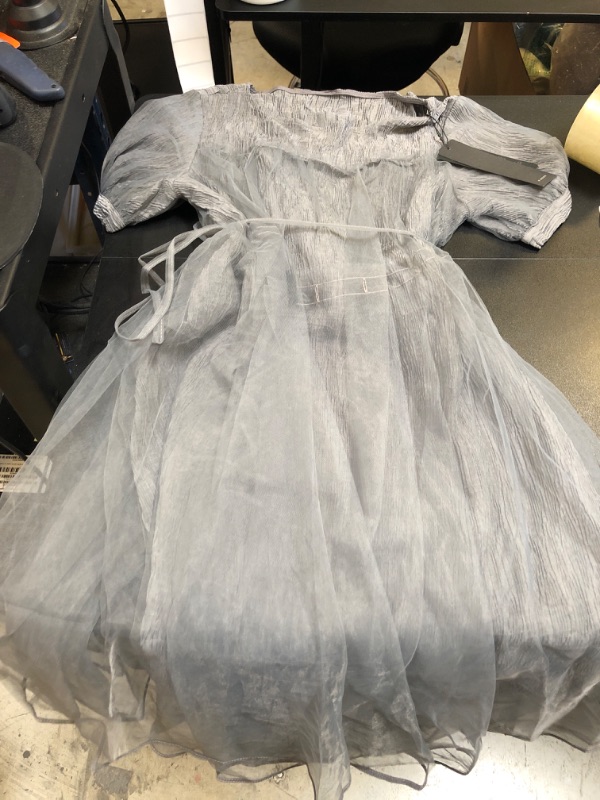 Photo 1 of GIRLS DRESS GREY SMALL