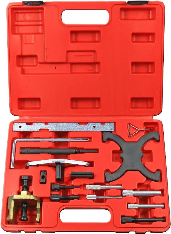 Photo 1 of Compatible Engine Camshaft Alignment Timing Tool Kit CrankShaft Locking Tool for Mazda Ford 1.4 1.6 1.8 2.0
