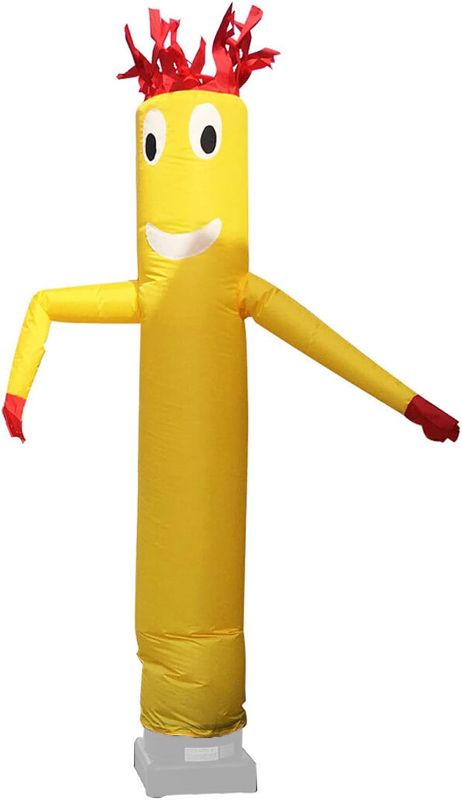 Photo 1 of 10FT/3M Inflatable Puppet Sky Air Wind Tube Puppet Sky Wavy Dancer WITHOUT Blower(Yellow)
