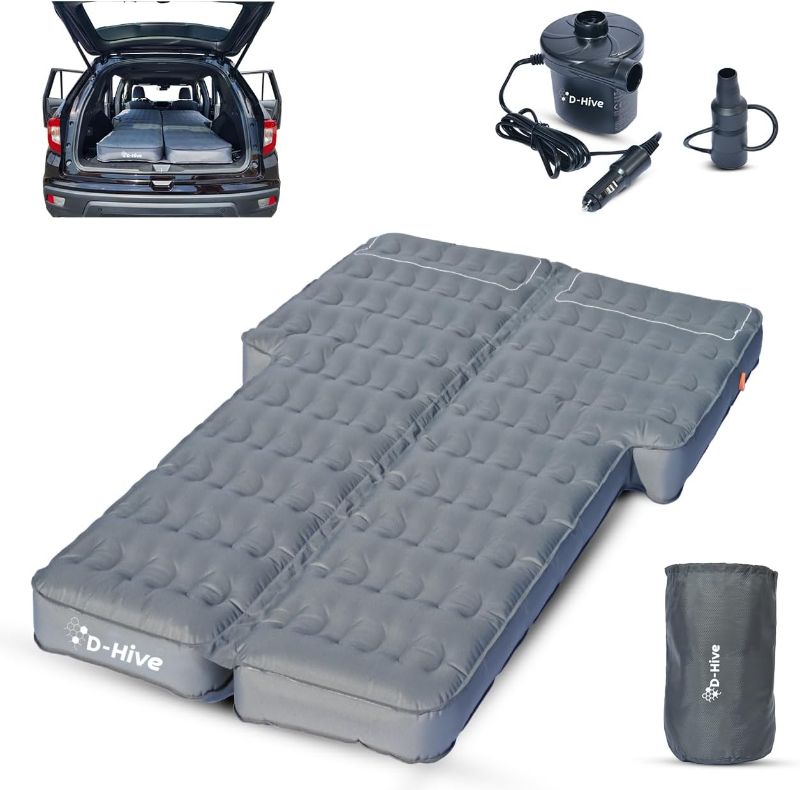 Photo 1 of Unbeatable Durability SUV Air Mattress for Car Camping, Durable Extra Thick 300D Oxford Fabric, Quick Easy Set-Up w/Electric Pump, Car Bed Mattress, Car Mattress for SUV, Car Air Mattress
