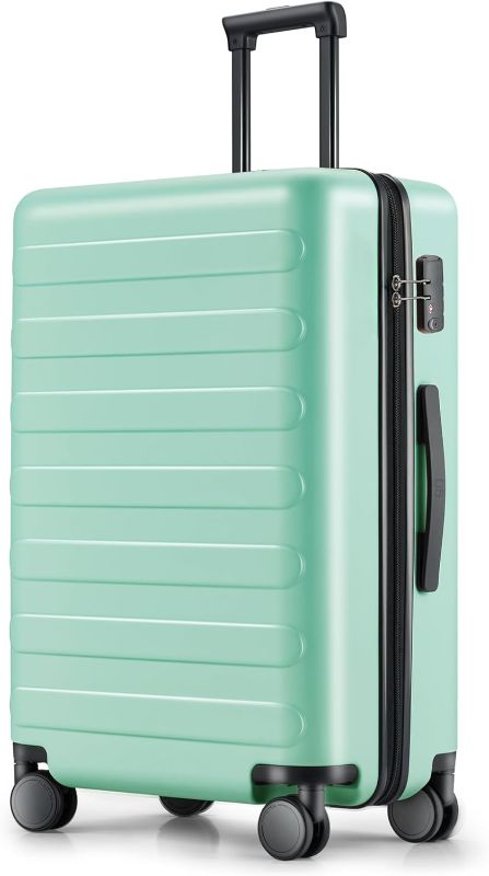 Photo 1 of 26 Inch Luggage with Spinner Wheels, Checked Luggage, Large Luggage for 7-10 Days Travel, 100% Hardshell PC, TSA Lock, 28.1 X 18.5 X 11.4 JADE GREEN **BRAND NEW**