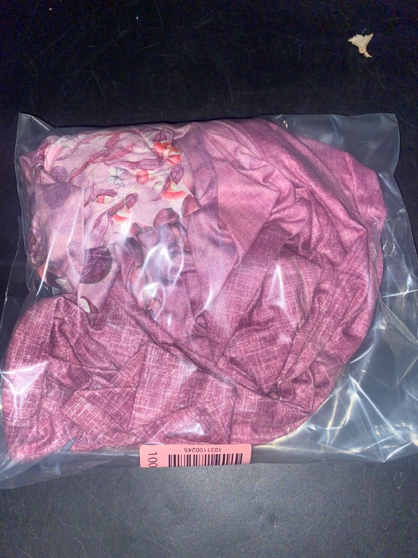 Photo 2 of 5XL MAGENTA CASUAL FLORAL SHIRT FOR WOMENS 