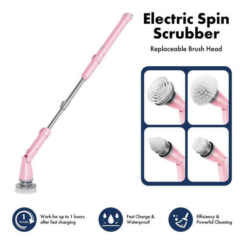 Photo 1 of Homeika Electric Spin Scrubber, Cordless Shower Scrubber with 4 Replacement Head, Fast Charge, Power Shower Scrubber for Bathroom, Tub, Tile, Floor