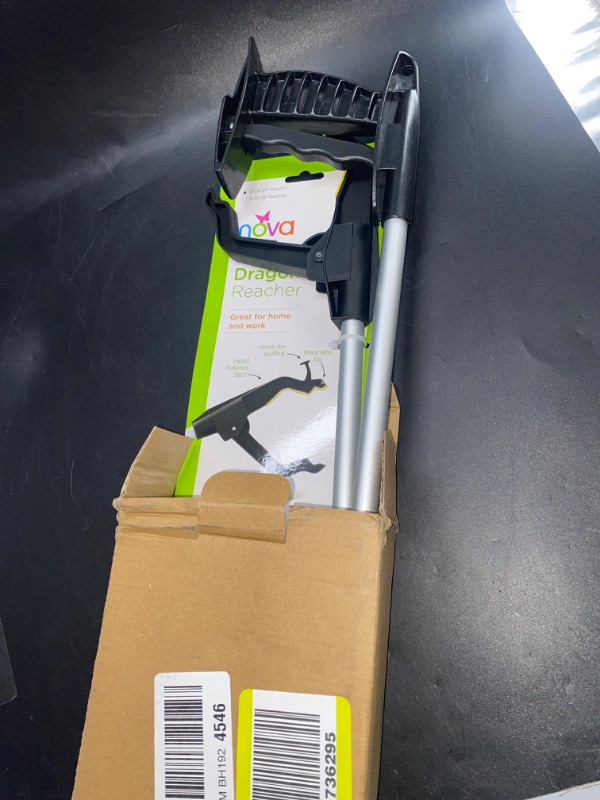 Photo 1 of NOVA 24” Long Reacher, Lightweight Grabber with Wide Gripper, Hook & Magnetic Tip, Rotating Easy Grip Handle