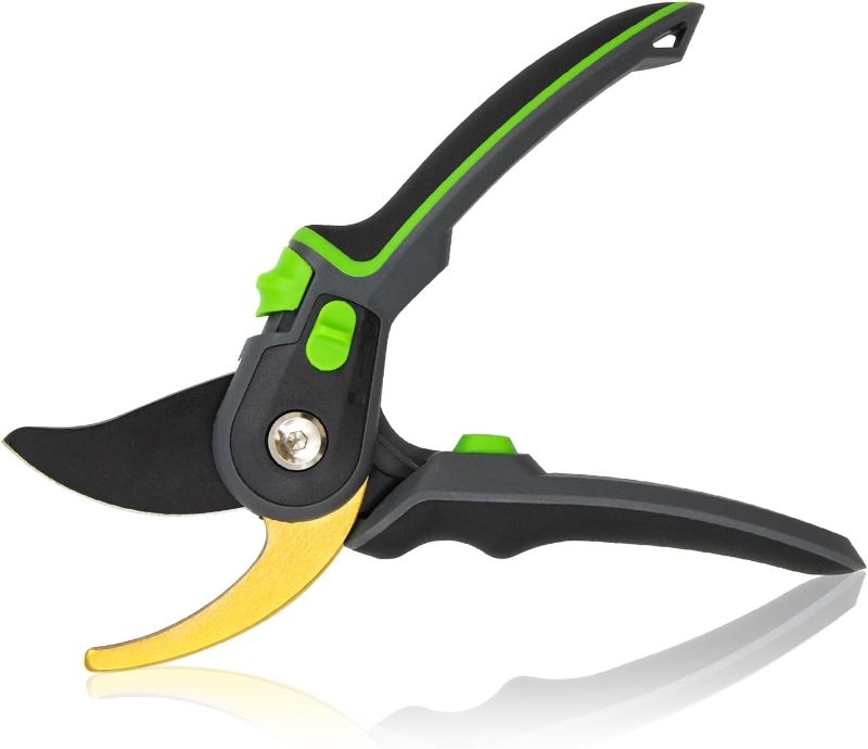 Photo 1 of Garden Clippers, Handheld Pruning Shears for Gardening, Garden Shears, Plant Cutting Clippers, Garden Tools, Sharp and Durable, Easy to Lock, Pruners for Trees, Plants and Garden Maintenance
