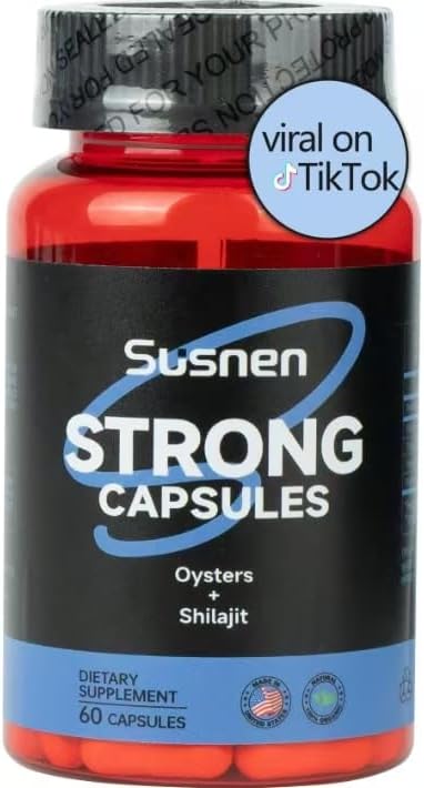 Photo 1 of FACTORY SEALED**Susnen Strong Capsules, with Oyster Titanium Seaweed Extract, Minerals, Promotes Absorption, Male Energy Supplement, Strengthens The Body and Provides Natural Energy to The Body. (60 capsules)
