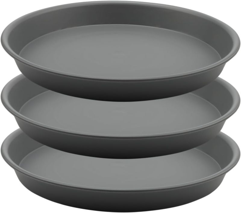 Photo 1 of TITE Plant Saucer Heavy Large Planter Durable Thicker Plastic Plant Trays for Indoors and Outdoor,Plant Saucer Drip Trays (Grey, 16 inch)
