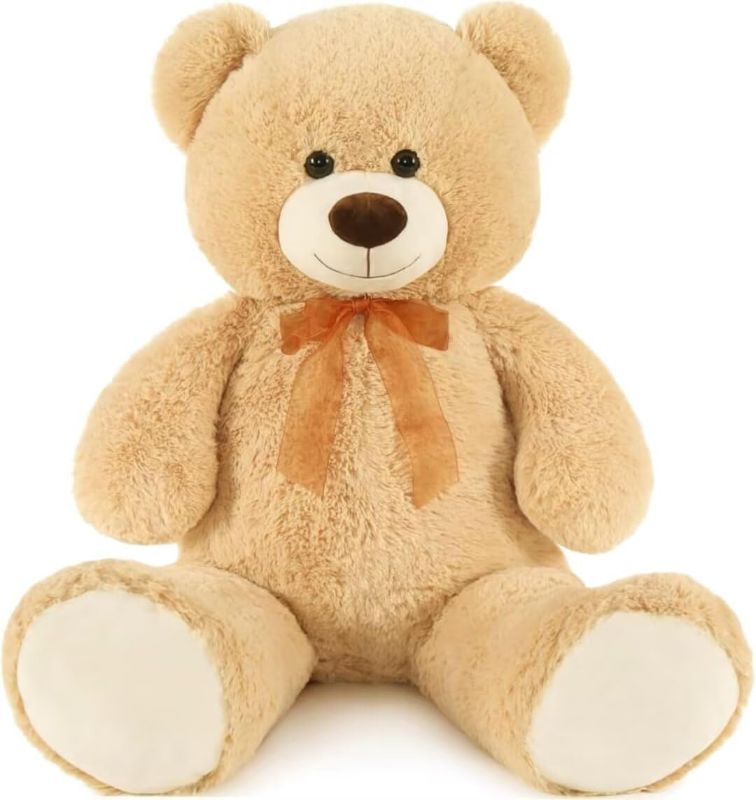 Photo 1 of MorisMos 32 in Giant Tan Teddy Bear Stuffed Animal 3ft,Large Teddy Bear,Big Teddy Bear for Baby Shower Decoration FACTORY SEALED***
