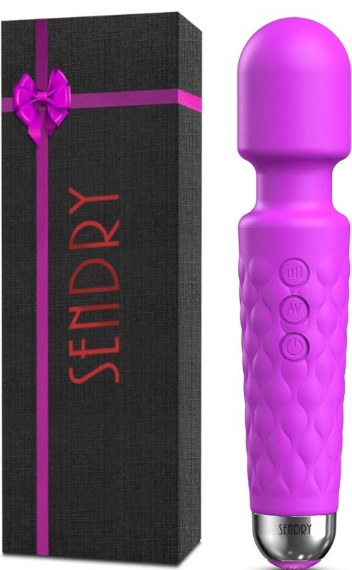 Photo 1 of Wand Massager - New Upgrade 160 Magic Vibration Modes - Handheld Wireless Waterproof Mute Rechargeable Personal Massager for Neck Shoulder Back Body Relieves Muscle Tension(Purple)