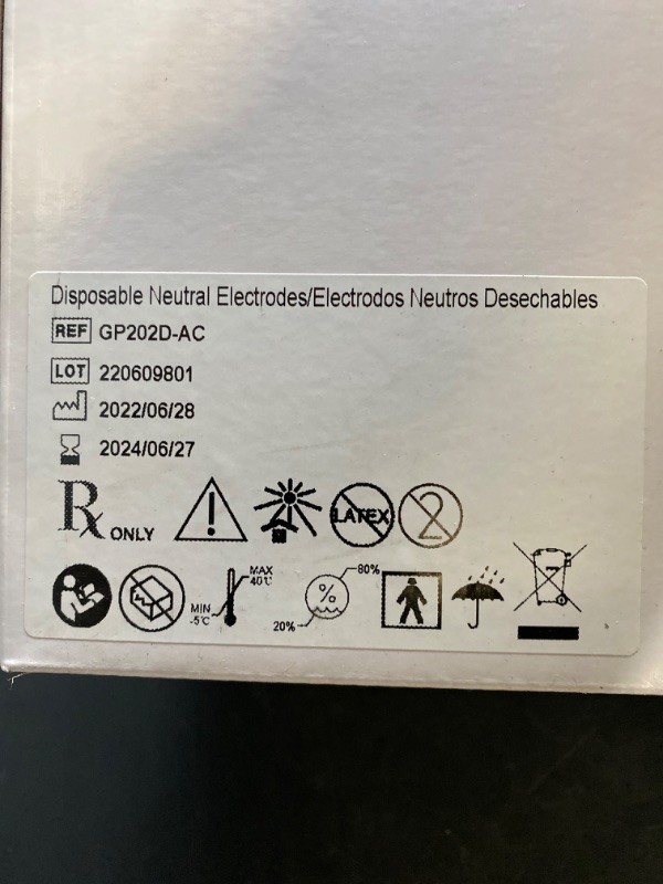 Photo 2 of 25PCS CATHAY GP-202D-AC DISPOSABLE NEUTRAL ELECTRODE 