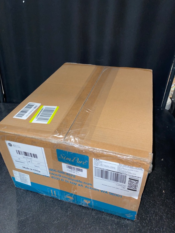 Photo 3 of SimPure UV Tankless Reverse Osmosis System, NSF/ANSI 58 Certified, Under Sink RO Water Filter System 400 GPD, 8 Stage Water Filtration Near 0 TDS, Built-in Pump, BPA Free, 1.5:1 Pure to Drain
