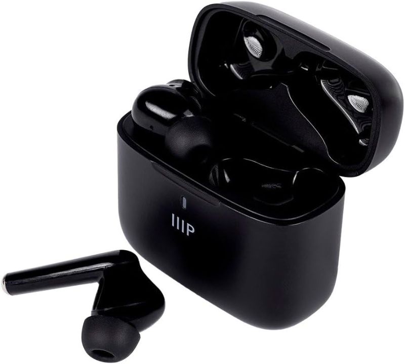 Photo 1 of Monoprice Horizon ANC True Wireless Earphones with ANC, Qualcomm QCC3040 Bluetooth 5.2, 4 Mics, CVC 8.0, Adaptive aptX, AAC, Gaming Low Latency Mode, Sweatproof, Charging Case
