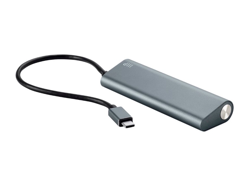 Photo 1 of Monoprice SuperSpeed 4-Port USB-C Hub, Gray
