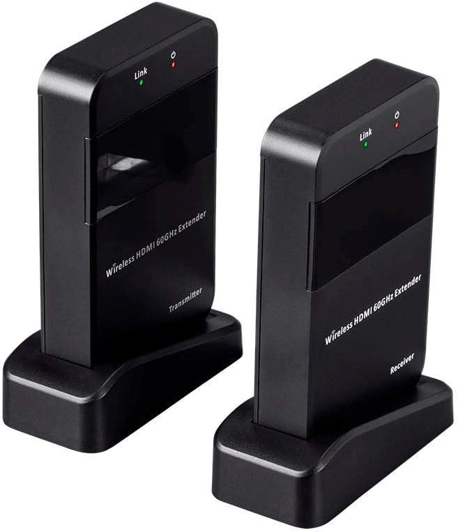 Photo 1 of Monoprice Blackbird Pro WIHD 60GHz Uncompressed Wireless Professional HDMI Extender - 30 Meter Range, Black
