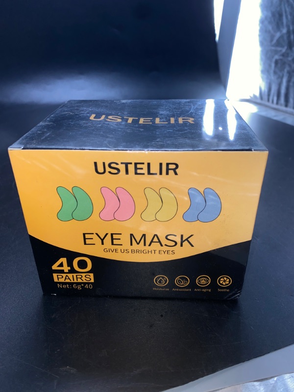 Photo 2 of SEALED BOX Under Eye Patches, 40 Pairs Eye Mask for Dark Circles, Puffy Eyes, Undereye Bags,Wrinkles,Eye Mask Patches with 24K Gold, Hyaluronic Acid,Rose & Aloe Vera, Eye Treatment Skin Care for Men & Women Gift
