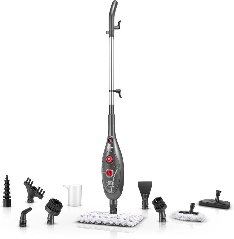 Photo 1 of 12-in-1 Steam Mop Floor Cleaner with High Temperature-Handheld Steam Cleaner Mops for for Tile, Hardwood Floors
