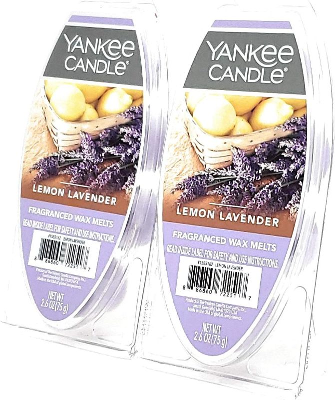 Photo 1 of Yankee Candle Wax Melts Lemon Lavender - 2.6 oz - Pack of 2
