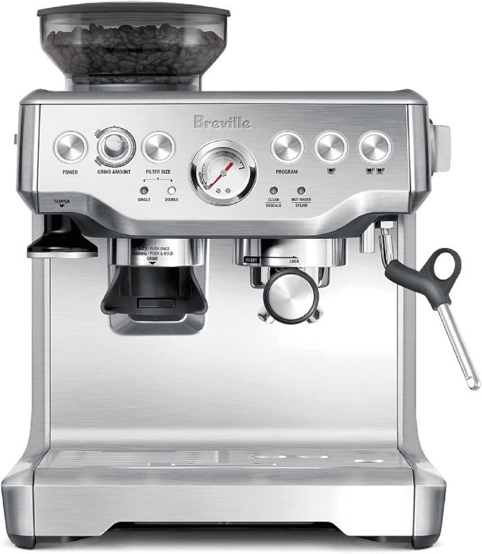 Photo 1 of Breville BES870XL Espresso Machine, One Size, Brushed Stainless Steel
