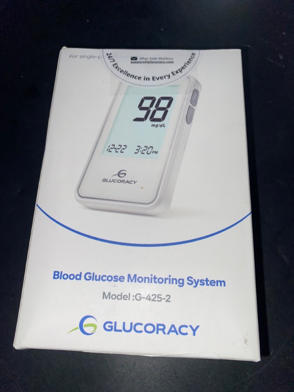 Photo 3 of Blood Glucose Monitor Kit with 100 Blood Sugar Test Strips & Lancets, Glucometer, Lancing Device, Travel Case, Diabetic Home Testing Kit
