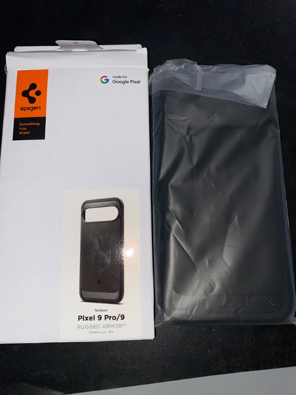 Photo 2 of Spigen Rugged Armor Designed for Pixel 9 Case/Pixel 9 Pro Case (2024) [Hard Shell] [Military-Grade Protection] - Matte Black
