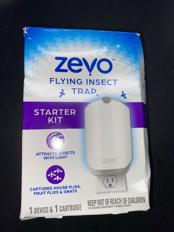 Photo 3 of Flying Insect Trap, Fly Trap, Fruit Fly Trap (1 Plug-in Bases + Refill Cartridges) Gnats, and House Flies Mosquitoes (Pack of 1)
